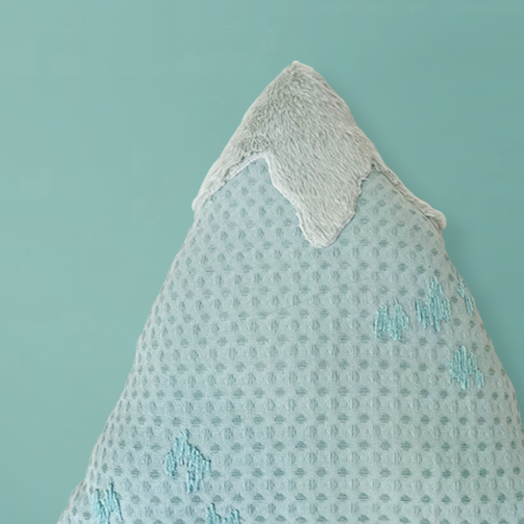 Triassic Hills Small Shaped Cushion