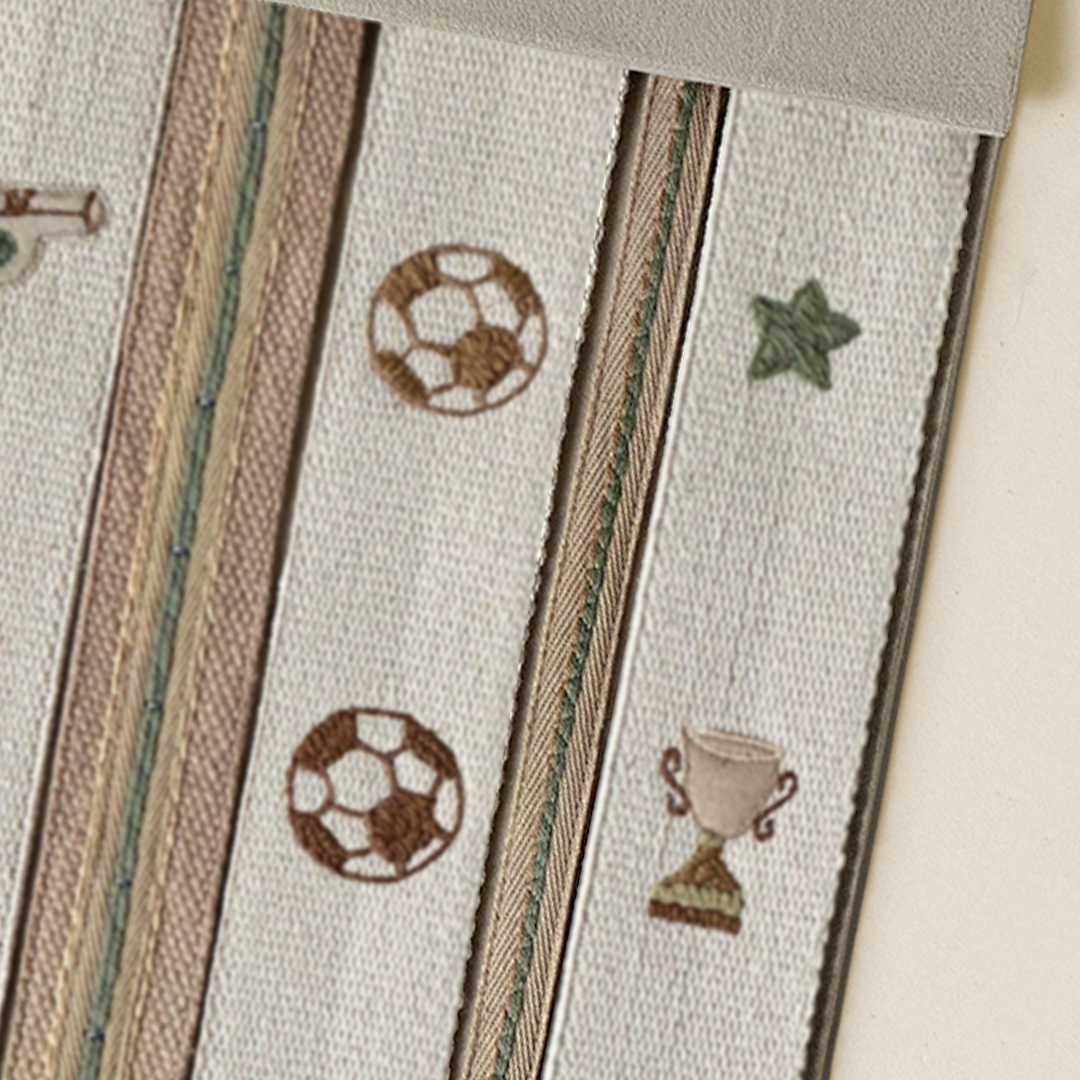 Dual-Stripe Herringbone Trim