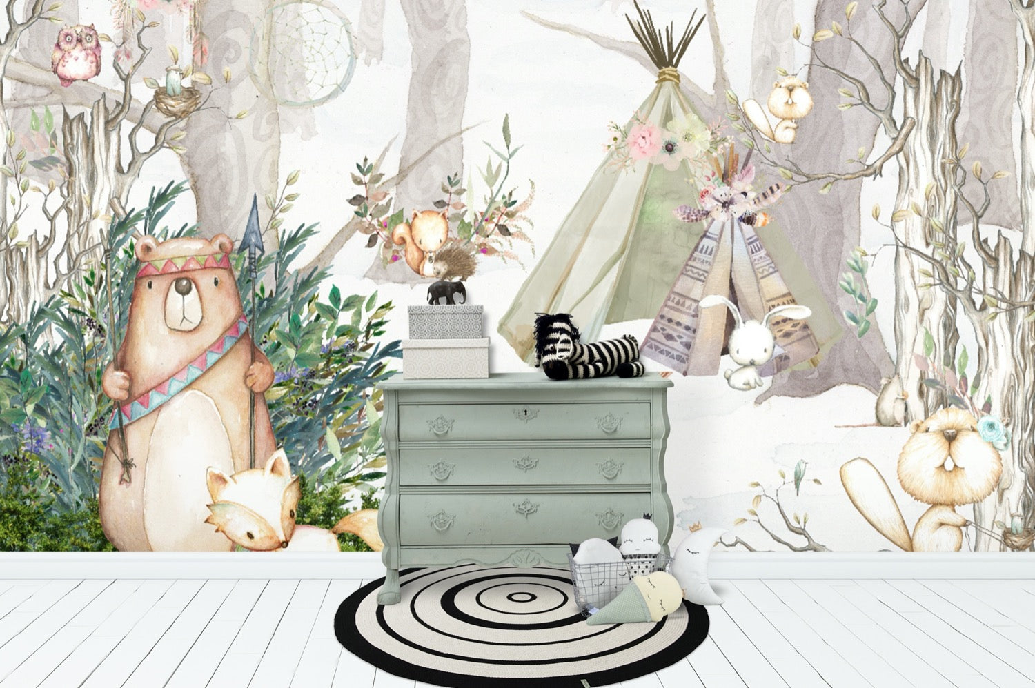 Kids Wallpaper Beaver Party