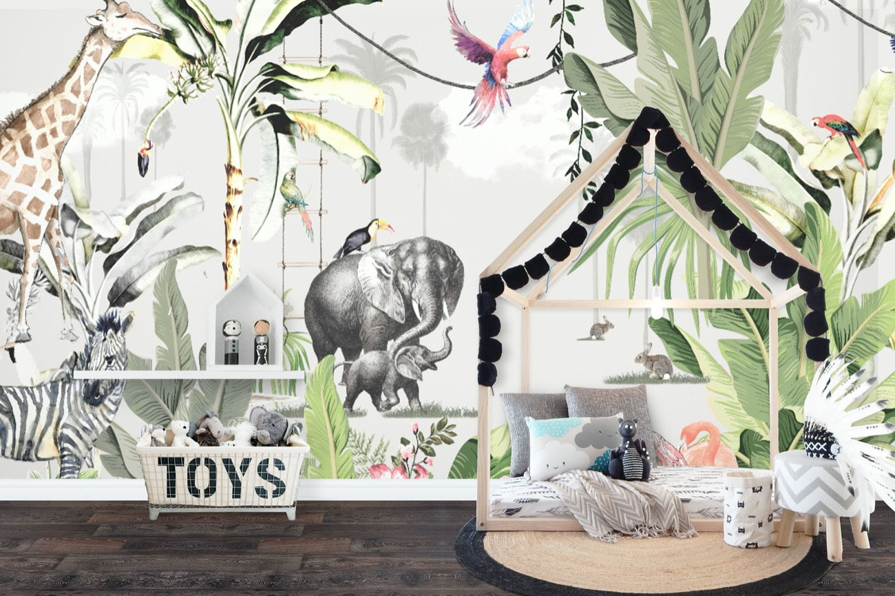 Kids Wallpaper Jungle Forest