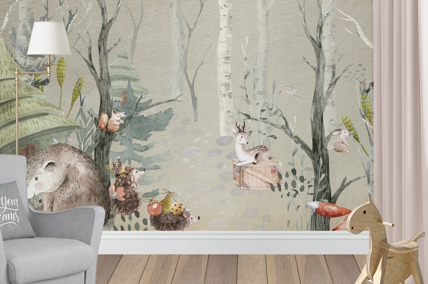 Kids Wallpaper Forest Friends