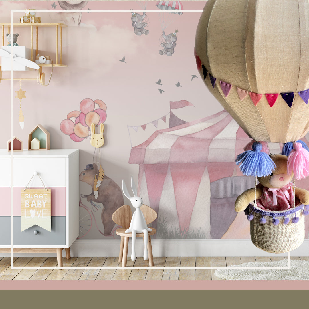 Hot Air Balloon Pink