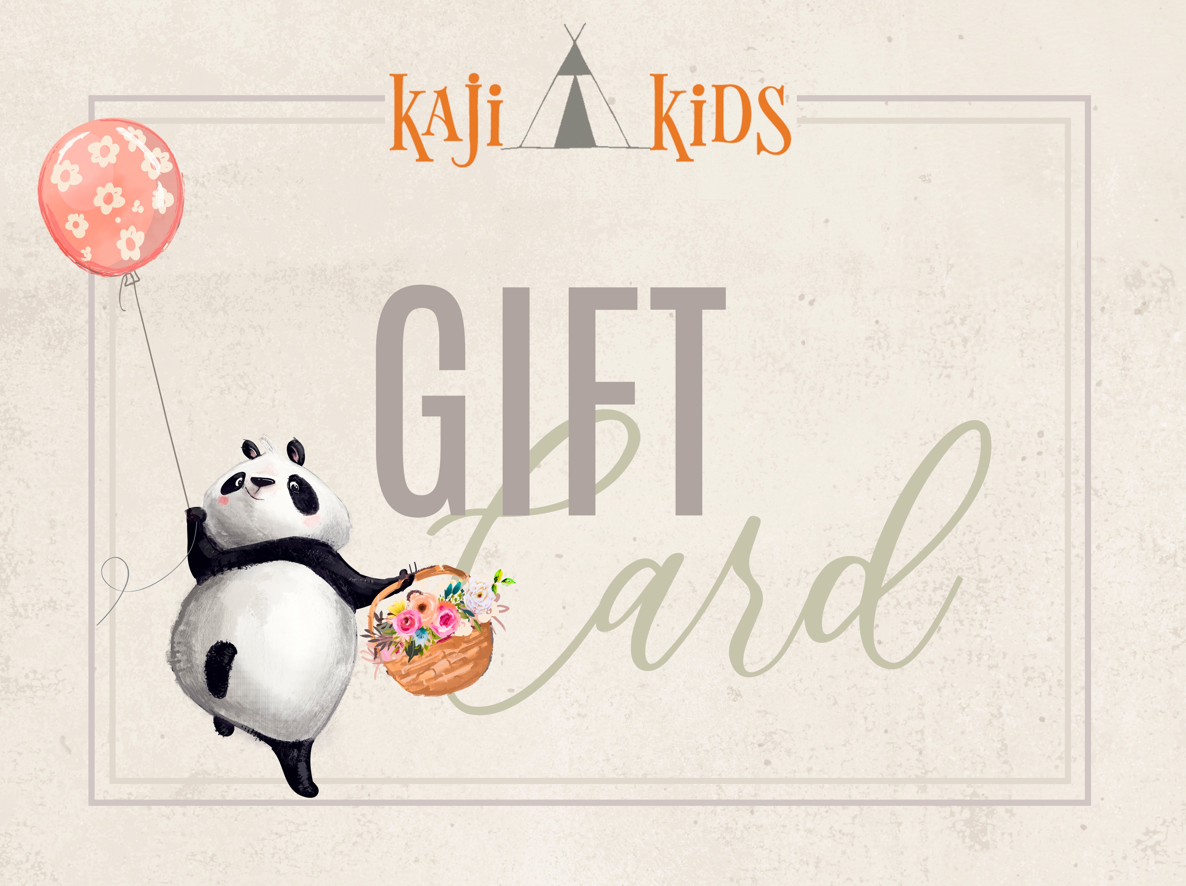 Kaji Kids Gift Card II