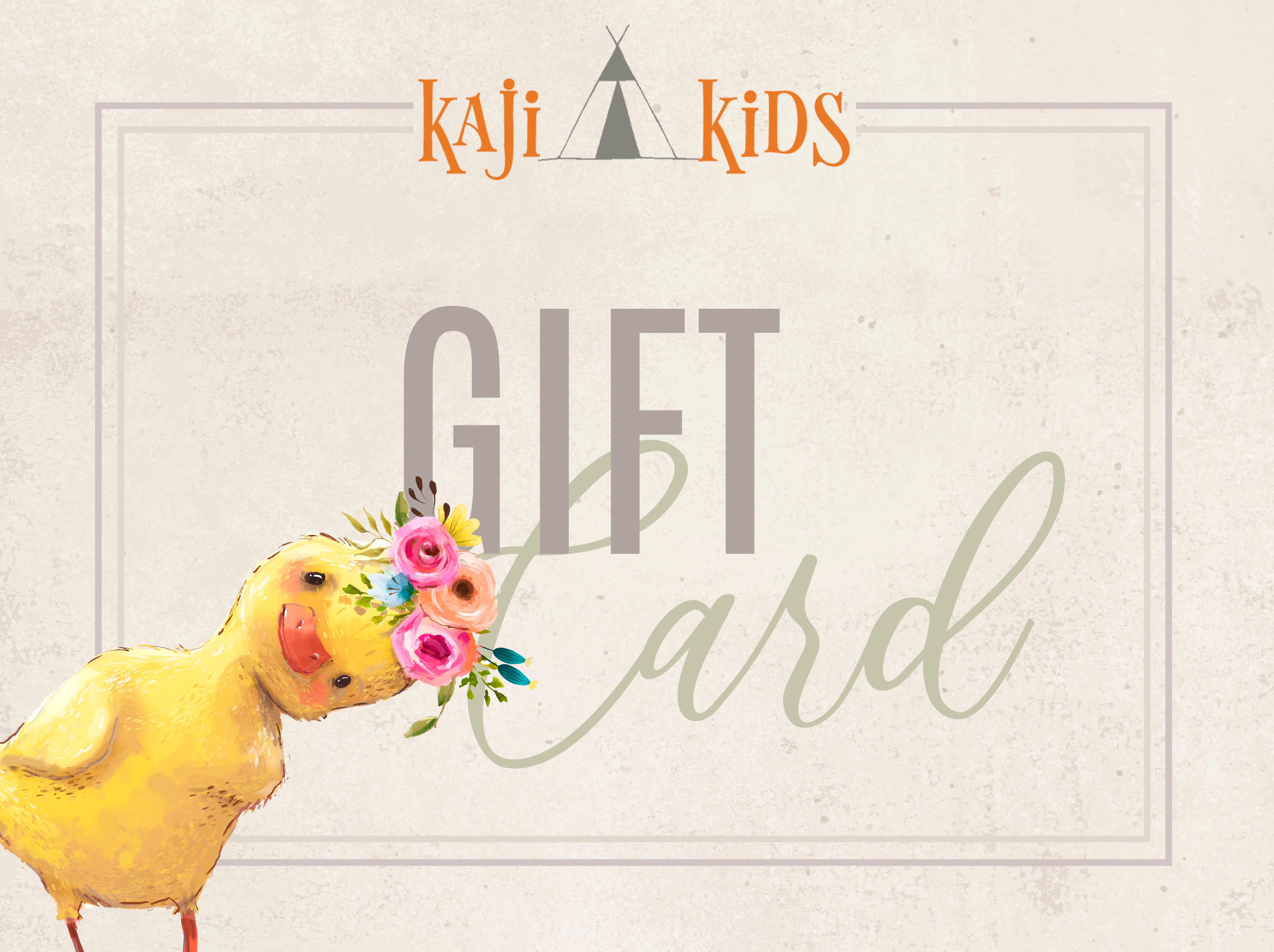 Kaji Kids Gift Card III